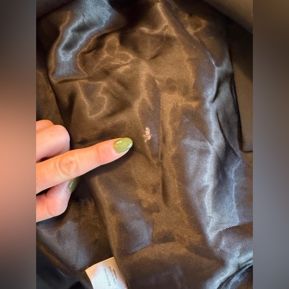 🖤 Semantiks Black 3/4 Sleeve Classic Trench Coat Jacket XL - Picture 8 of 12